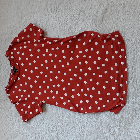 New Look Womans Maternity Orange Tee Size 10 - Picture 2 of 13